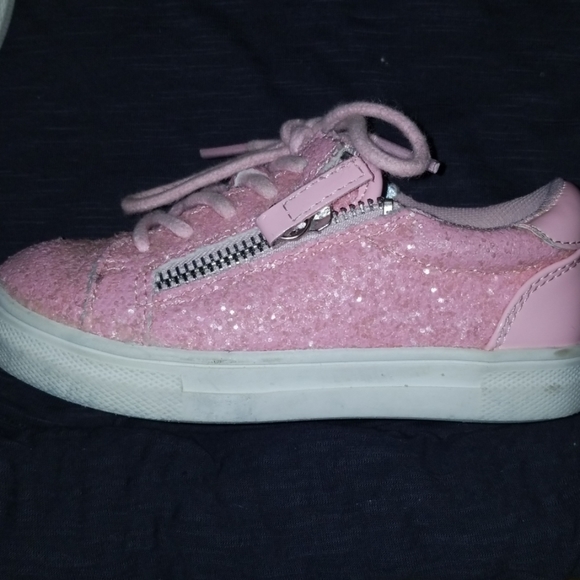 Nina Pink Glitter Sneakers Toddler 9 - Picture 2 of 3